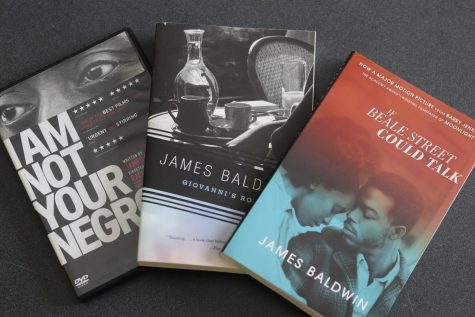 The class screened Raoul Pecks documentary, I Am Not Your Negro, and read, If Beale Street Could Talk.  Then, they were given a choice of books to read independently, one of them being, Giovannis Room.
